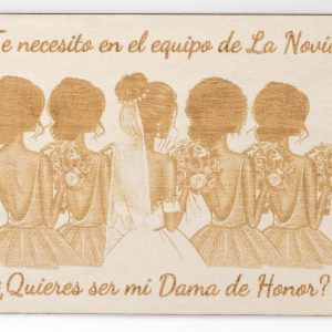 ¿Quieres ser mi Dama de Honor?