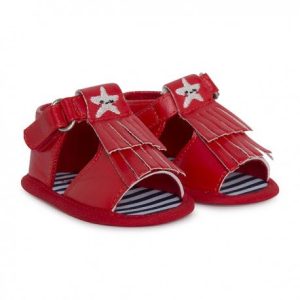 11329943-Sandalias Polipiel Flecos niña rojas”Little Pirates”