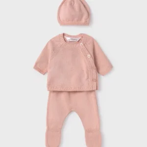 Set 3 piezas tricot algodón orgánico bebé