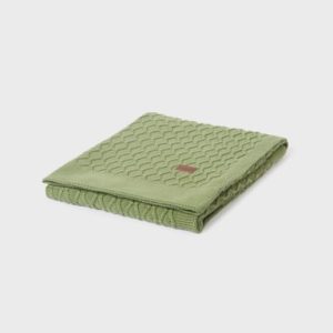 Manta elegant toquilla  bebé trebol- 100% Algodón. new