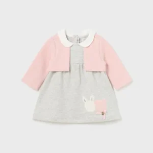 Vestido rebeca simulada Better Cotton recién nacido