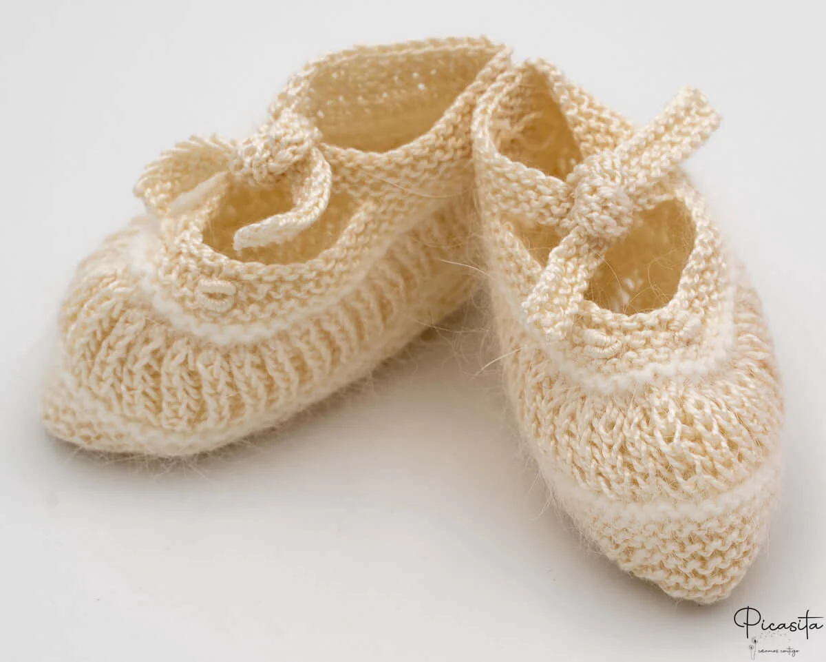 Zapatitos Recien Nacido Beige Modelo 19